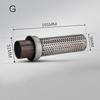 MOKALA SPEED Modified 51mm 60mm Muffler Honeycomb Catalyst Sound Eliminator Motorcycle Exhaust DB Killer