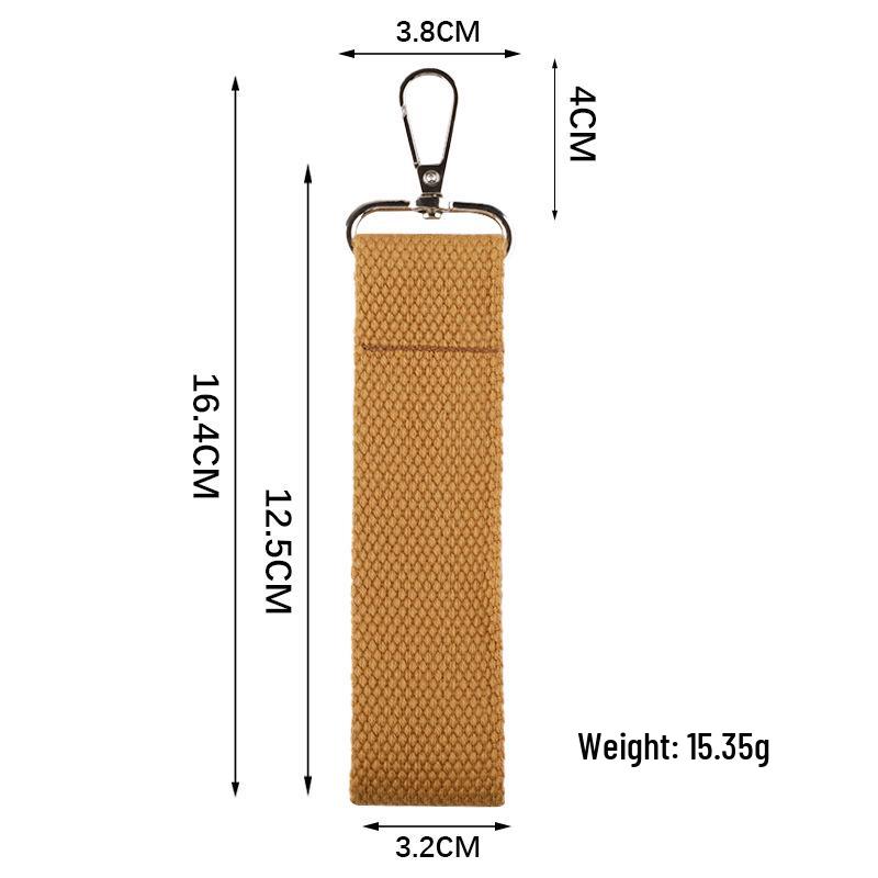 Korean Ins Style Macaron Color Handmade Name Tag Anti-Lost Keychain Strap