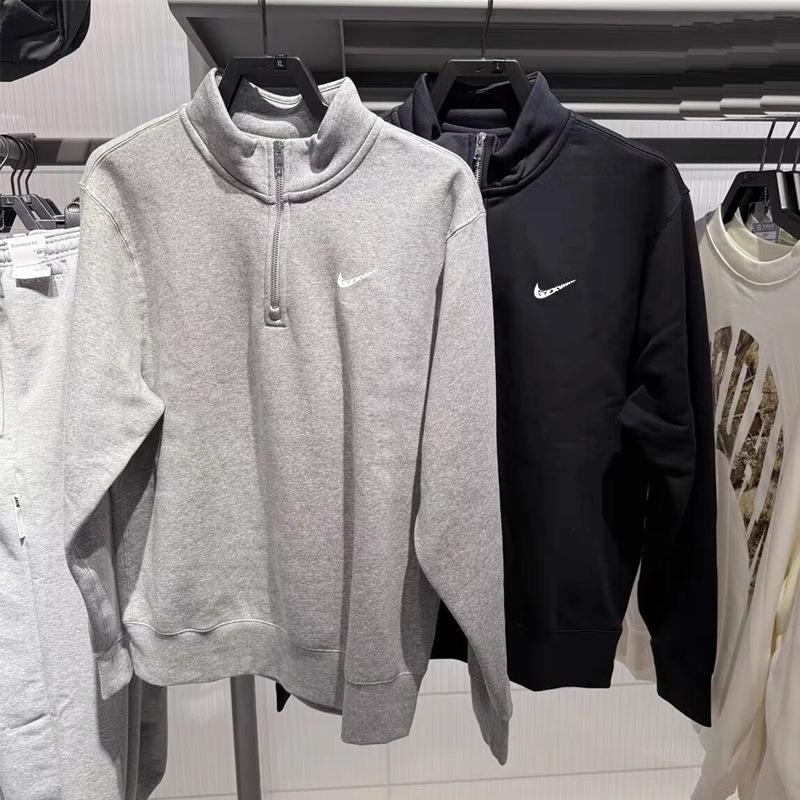 Men's Stand Collar Half-Zip Hoodie - Trendy Spring/Autumn Pullover Top