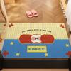 Cartoon Apple Entry Door Floor Mat Can Be Cut Silk Ring, Dirt-Resistant And Easy To Take Care Of, Entrance Door Floor Mat Entry Door Mat