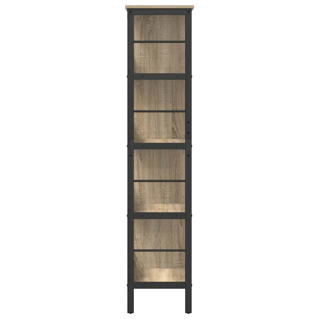 Bookshelf Sonoma Oak 82 x 32 x 144.5 cm Particleboard