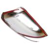 1 Pair Car Left Right Side Rear View Mirror Cover Trim Cap Fit for Hyundai Santa Fe     Silver Chrome ABS