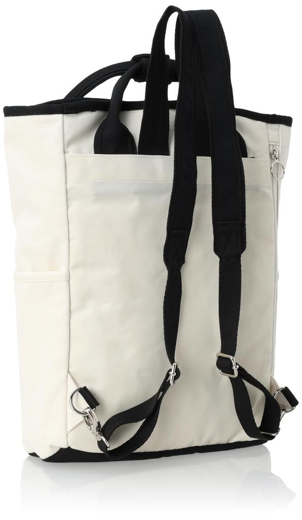 Kangol KGC-2 Tote BagBackpack, 2-Way, Thick Cotton Canvas, White, 250-2193