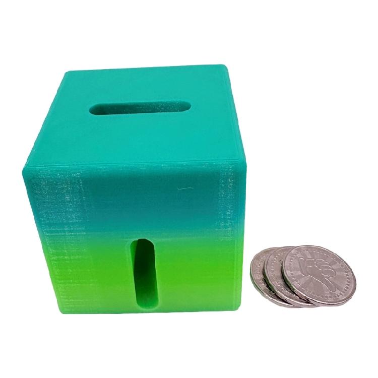 

Fun And Safe Plastic Bird Toy Coin Depositor Smarted Plastic Bird Training Tool For Parrots Stimulation And Learning зелений/синій