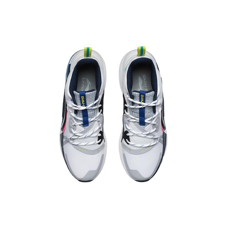 Li Ning Spark Casual Shoes Unisex Mid top Black/White/Blue/Red AGLR015-1