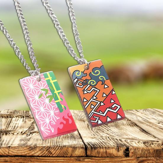 SUJEBRAN Ghost Slayers Halskette - Anime Figur Cosplay Schmuck 50cm