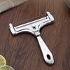 Cheese Slicing Tool Handheld Cheese Cutter Stainless Steel Wire Adjustable Thickness Cheese Slicing Tool for Mozzarella Cheddar