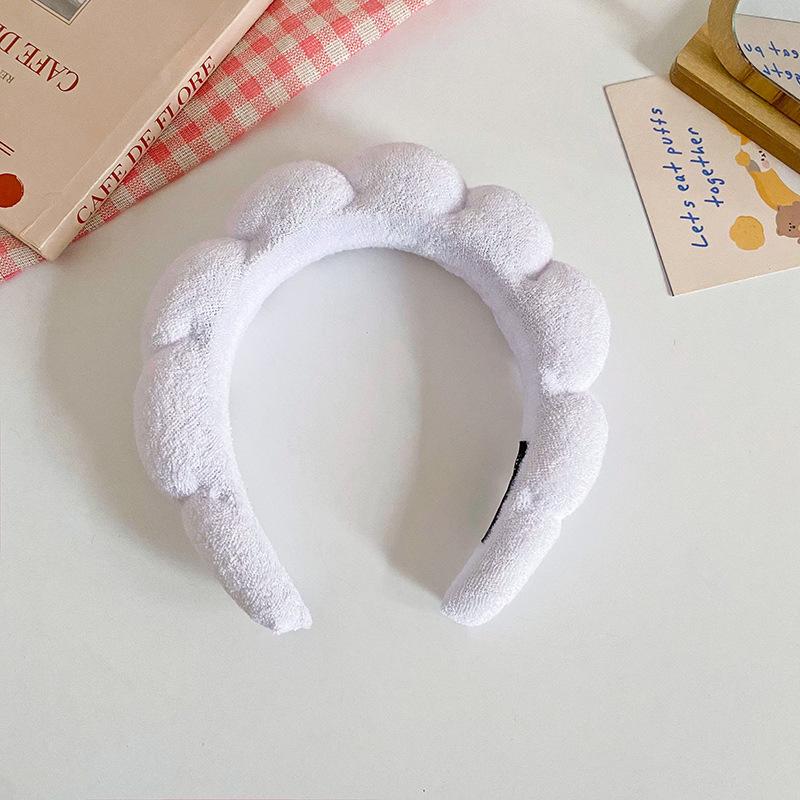 Twisted Headband & Wristband Set for Women белый