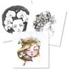 Carnet de coloriage - avenue mandarine - wild 3 - 28 visages - adulte - pages détachables