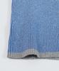 Rib Knit REXT0253 Free Size Black [miette] Color-Striped Lamé Women's
