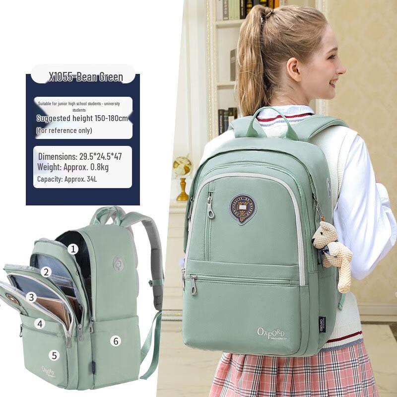 

Li Shen Lightweight Student Backpack X1055