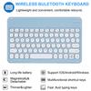 Bluetooth Keyboard Case for iPad Air 6 Pro 11 Split Round Keycap with Pencil Holder 10.2 Inch
