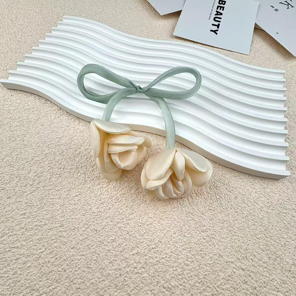 Pinces à cheveux et attaches florales bouton de rose de style coréen, sacs de vêtements et accessoires