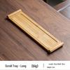 Kemeirite Bamboo Scroll Serving Tray