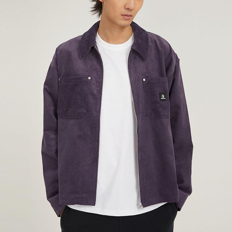 Converse Lightweight Shop Jacket Men's Purple 10023770-A02