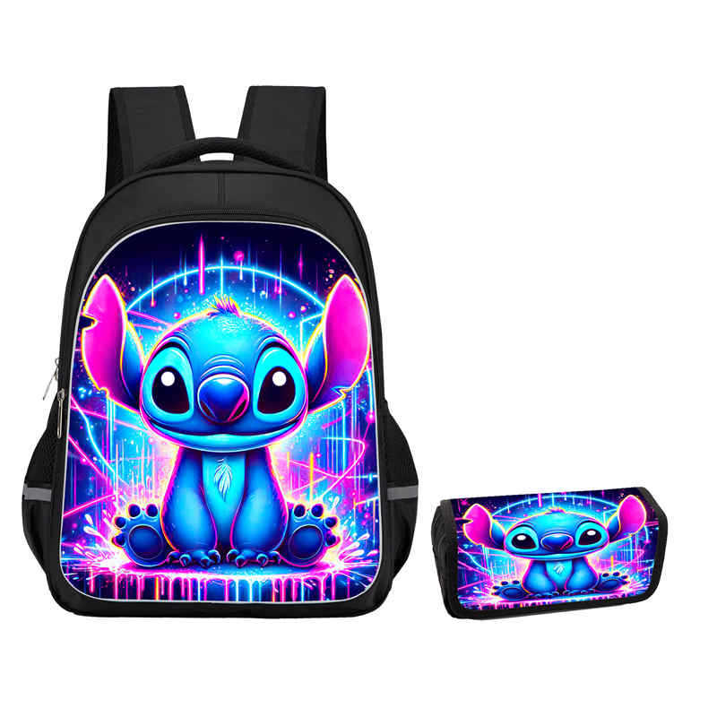 Stitch Combination Set Peripheral Backpack Men'S And Women'S Pencil Bag