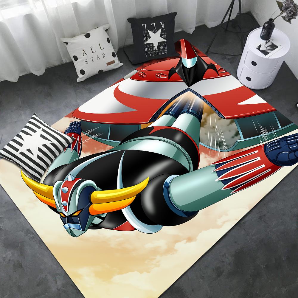 

Goldorak Floor Mat INS Style Soft Bedroom Floor House Laundry Room Mat Anti-skid Bedside Area Rugs 40x60cm