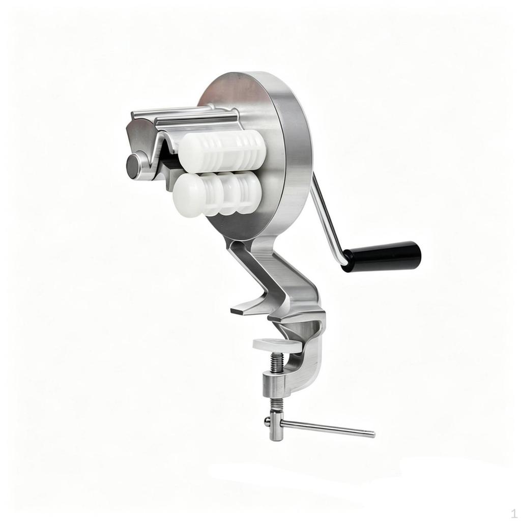 HandCrank Pasta Maker Tabletop Manual Appliance FoodGrade for Home Cooks
