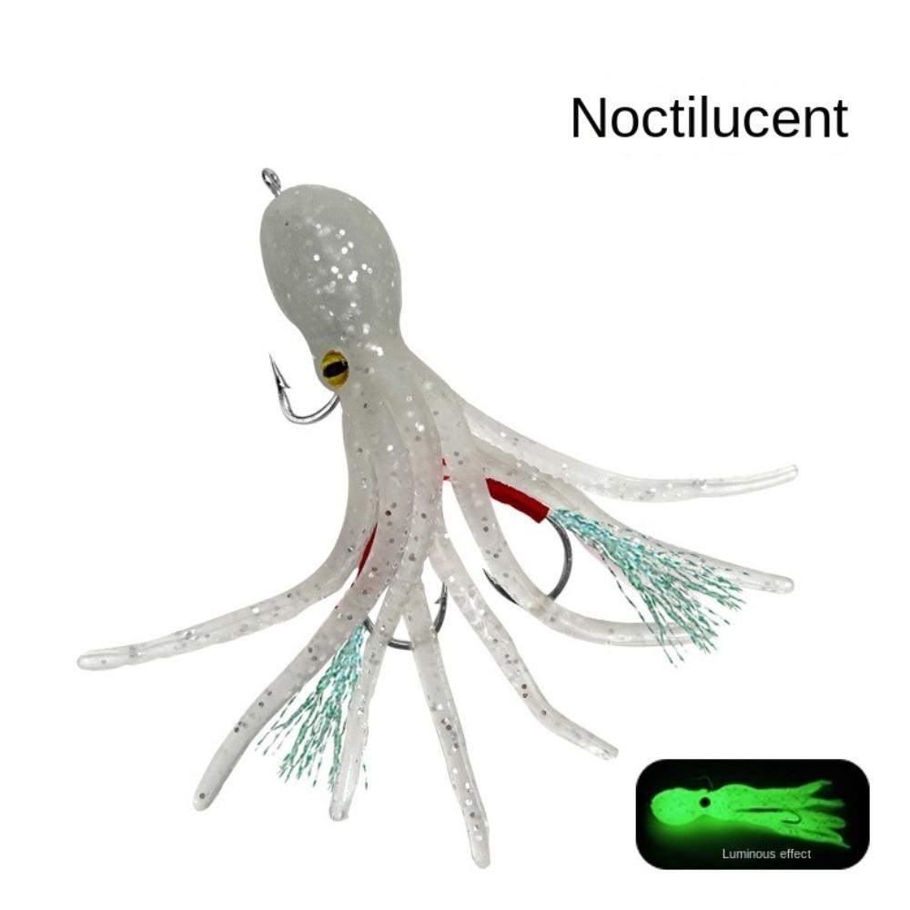 

Rubber Octopus Squid Lure 19g 11cm Fishing Tackle 2025 Squid Skirt Lure F