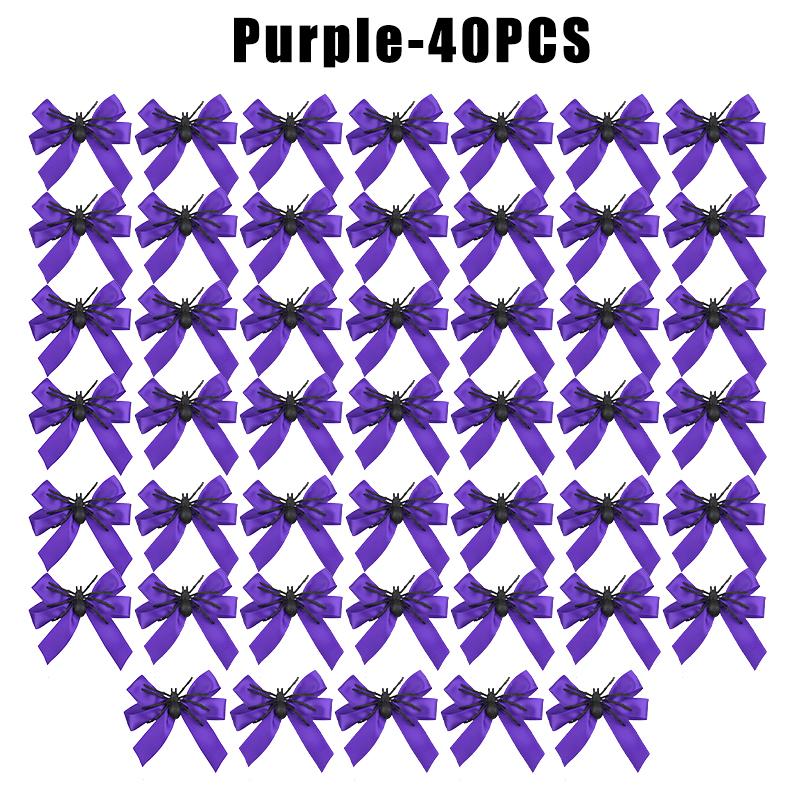 Cute Halloween Spider Hair Clip Bow Decorated Gothic Hairpin Funny Side Clip For Bangs Creepy Party Accessory Women Girls