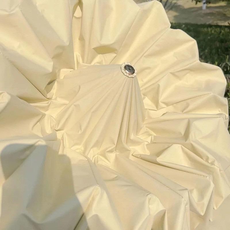 Retro high-value 16 bone color glue double-layer sun umbrella for girls sunscreen and UV protection parasol
