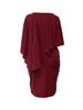 2025 Spring/Summer Women's Solid Sleeveless Chiffon Shawl Wrap Dress