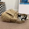 4-Color Large Capacity Canvas Crossbody Hobo Bag - Durable, Adjustable, Trendy Sling