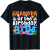 Grandpa Under Sea Birthday Party Ocean Sea Animals Themed T-Shirt(2)