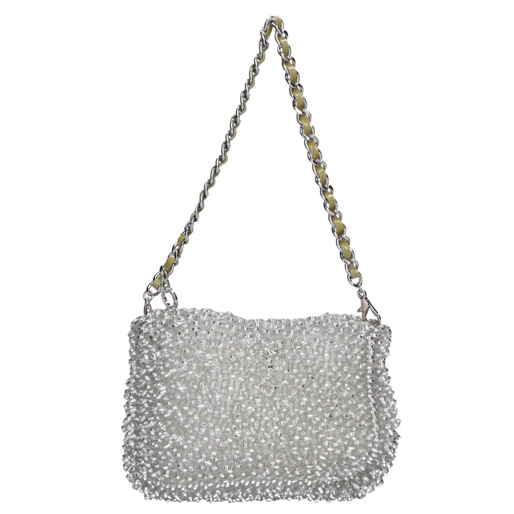 ANTEPRIMA [Beautiful Condition] Lucchetto Wire 3WAY Shoulder Handbag SilverUsed