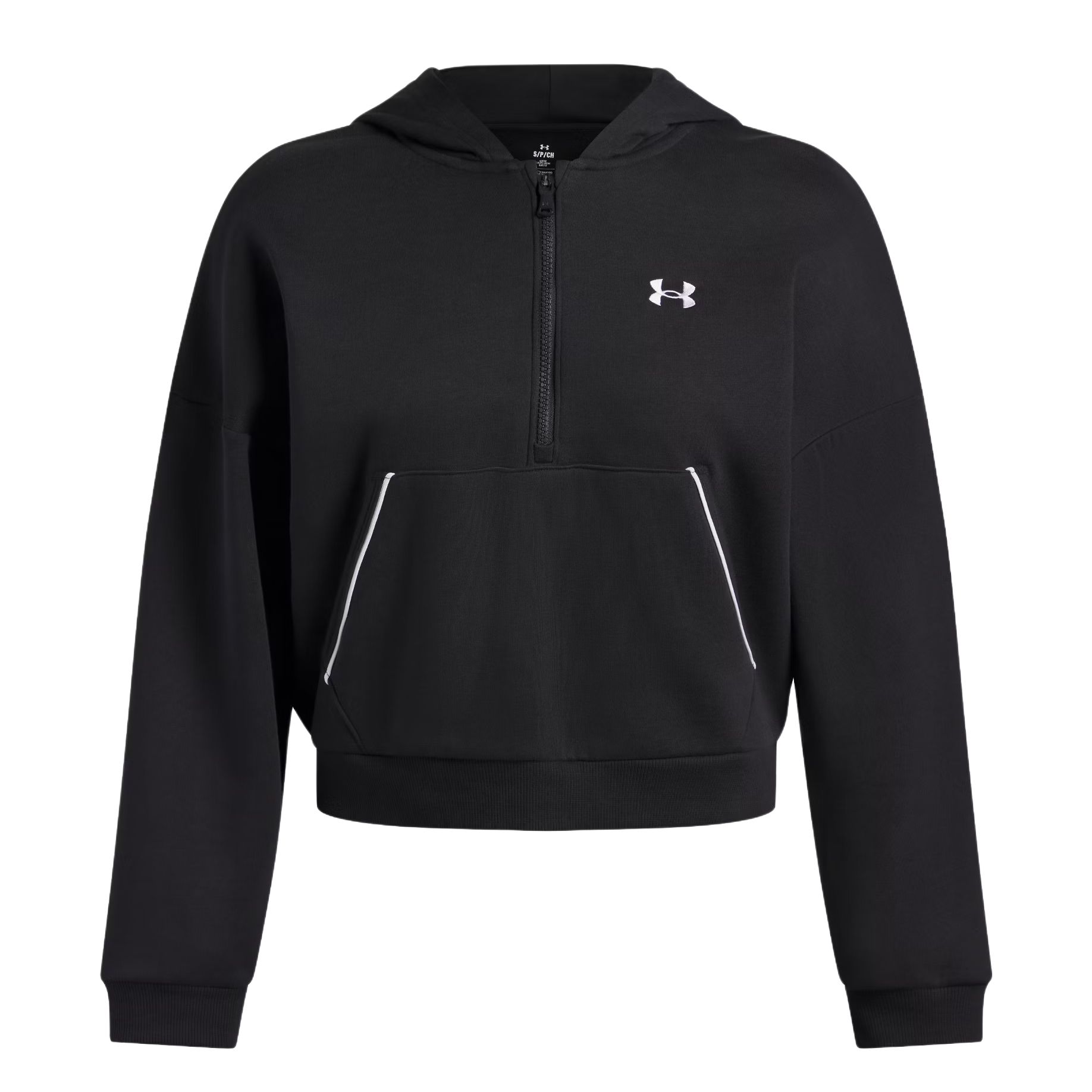 Under Armour Rival Fleece Sweatshirt Women s Black 6003707-005 LG