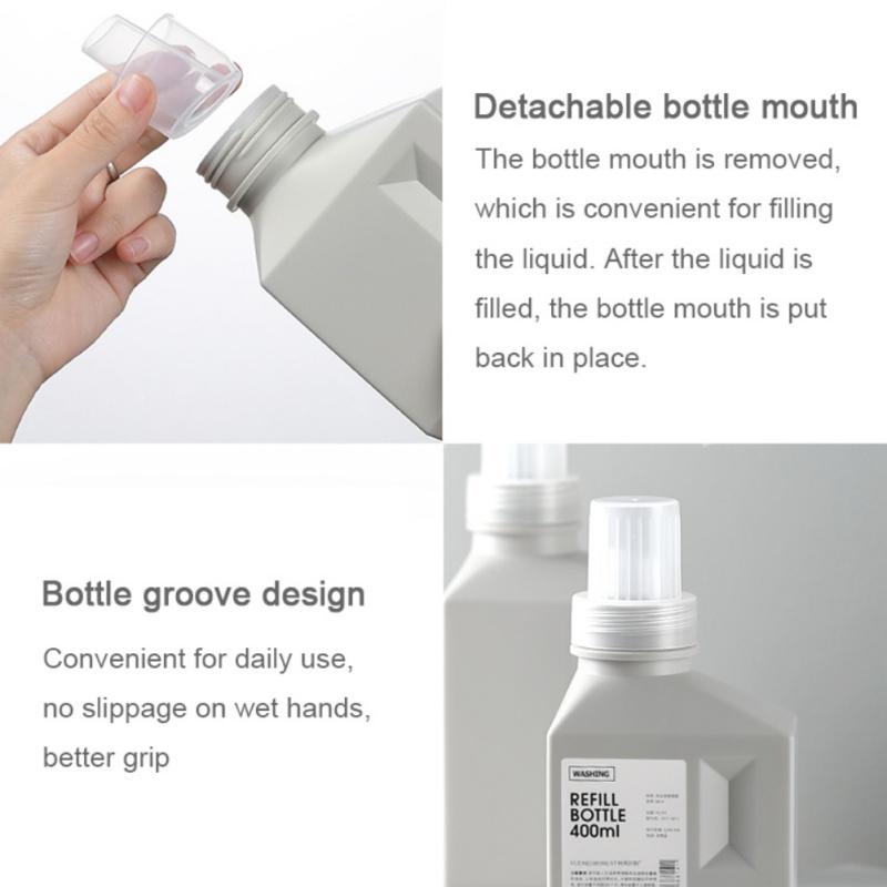 500/600/800/1000 ml Velkokapacitní dávkovací láhev na prací prostředek Aviváž Prázdná láhev