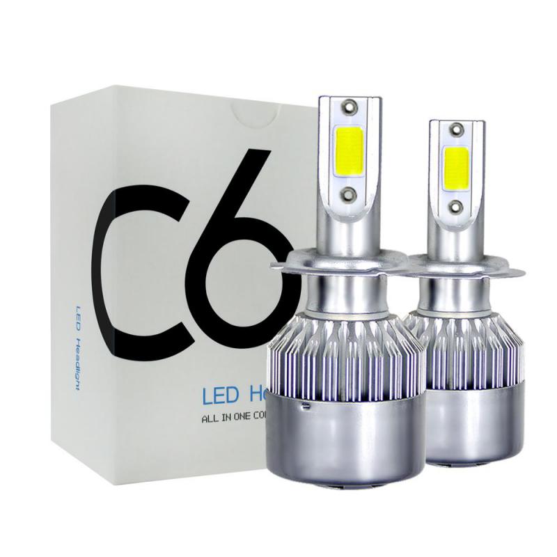 Led Headlight Kit H7 200w 20000lm 6000k Super Bright Universal Durable Car Accessories Led Headlight Bulbs Fog Bulb