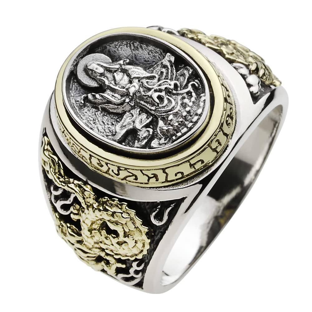 

Кольцо колледжа Дракона Бодхисаттвы Каннон, серебро 925 пробы fr0367 15 [Figmart] [Серебряные аксессуары] Нет.