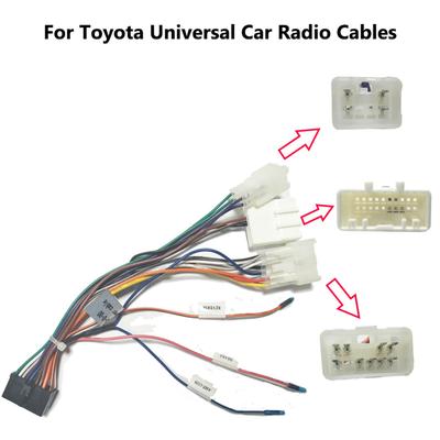 Connecteur de faisceau de câbles à 20 broches, câble d'alimentation pour lecteur DVD stéréo Toyota Android