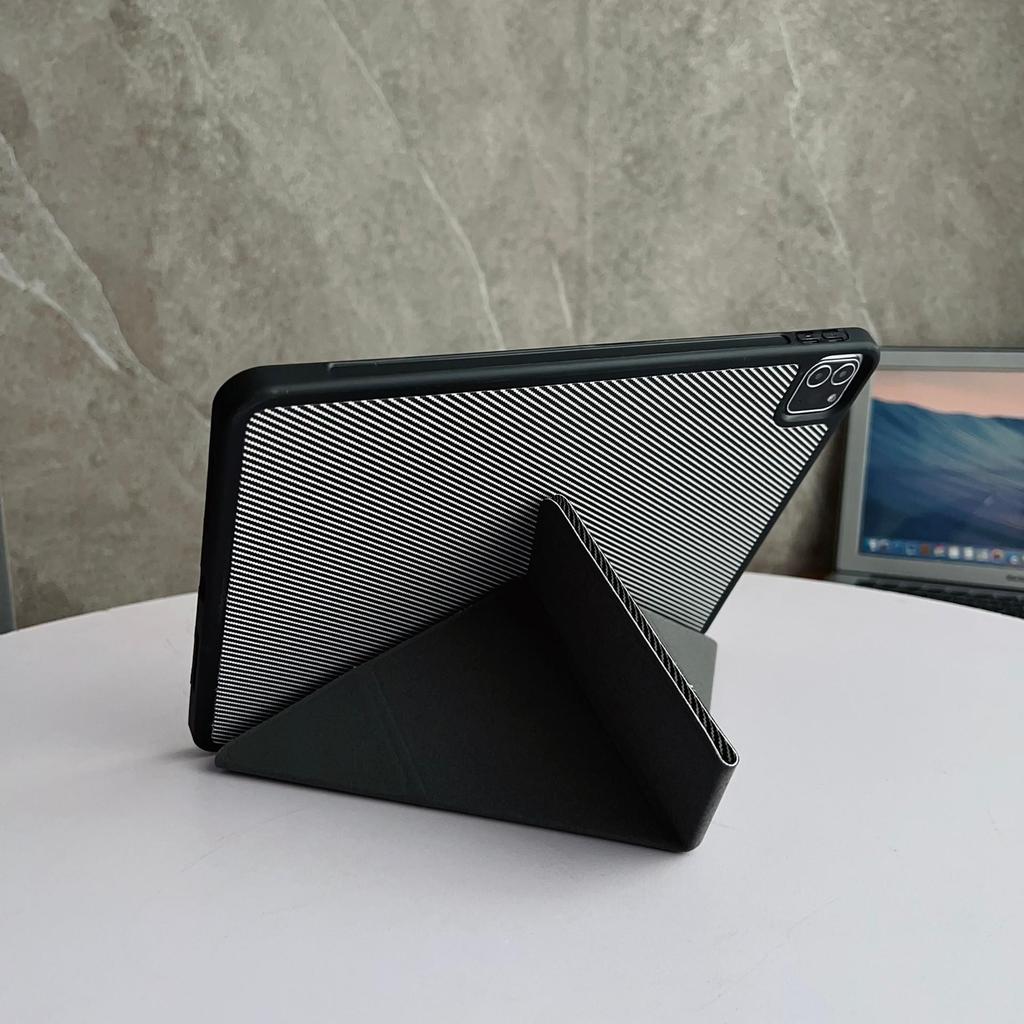 Y-Fold Carbon Fiber iPad Mini 6 Case, 2025 Model, 10th Gen Compatible