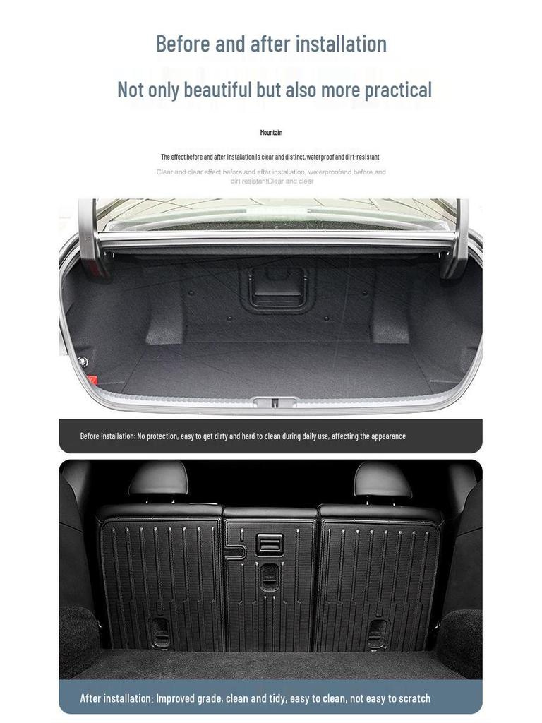 TPE Trunk & Seat Back Mats for 2023-24 Lexus RX