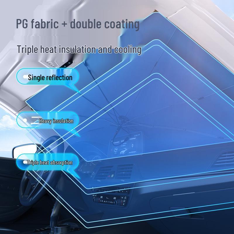 Laser Sunshade: Car Heat Insulation Umbrella for Windshield