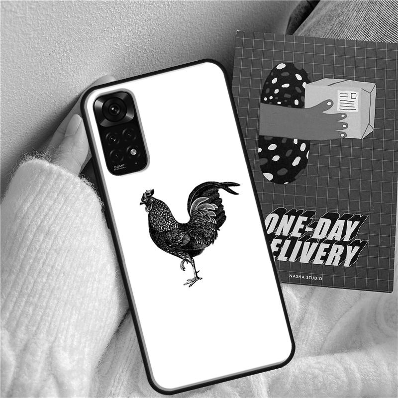 Chicken Hen Rooster Over For Redmi 9 10 10A 9C 10C 12C Case For Redmi Note 8 9 10 11 12 Pro Plus 10S 11S 12S