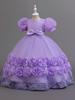 European and American Sequin Princess Evening Dress for Girls