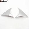 For Mazda 3 Mazda3 Axela 2014 2015 Hatchback Chrome Rear Window Cover Trim Side Wing Spoiler Frame Trims Car Accessories