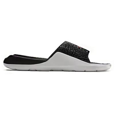 Air Hydro 7 V2 Black Red Burst Crack Slippers 'Black' BQ6290-016
