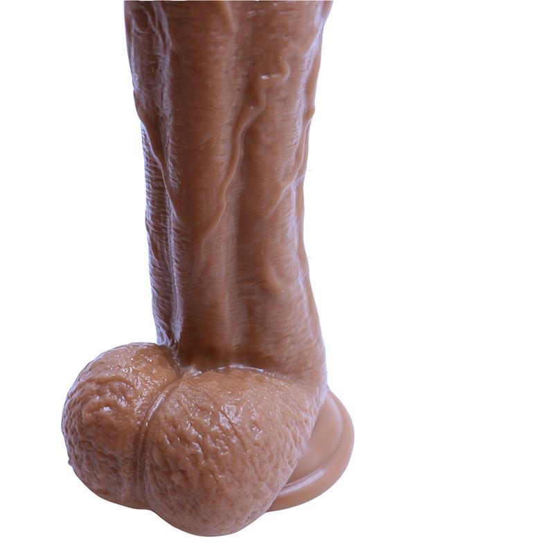 Saugdildo Lebensecht Weich Flüssigsilikon Dildo Männlicher Künstlicher Penis Frau Masturbator Erwachsenen Sexspielzeug Kondome Für Frau