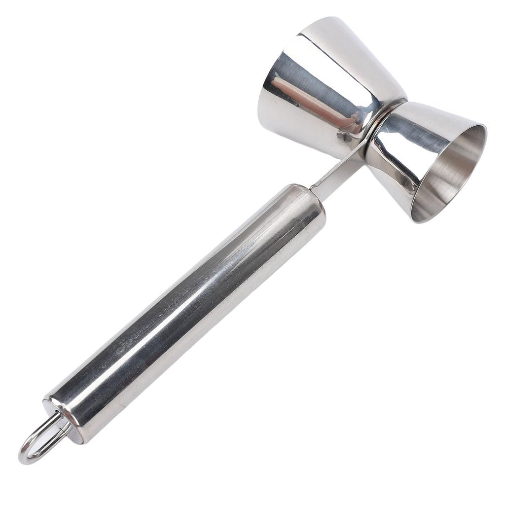Cocktail Jigger 38ml 20ml Double Head Stainless Steel Reusable Bar Measuring Jigger with Handle