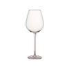 ZISIZ Transparent Glass Wine Goblets (Set of 2)