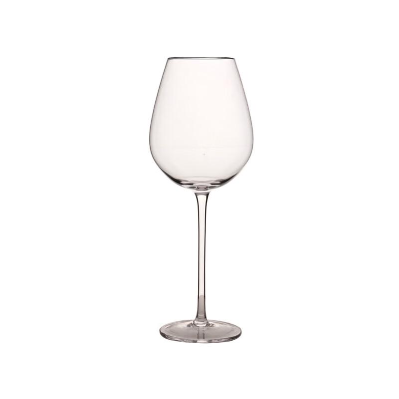 ZISIZ Transparent Glass Wine Goblets (Set of 2)