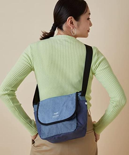 Mini Shoulder Bag A5 THE DAY ATN0661Z Navy [Anello] Multi-Storage