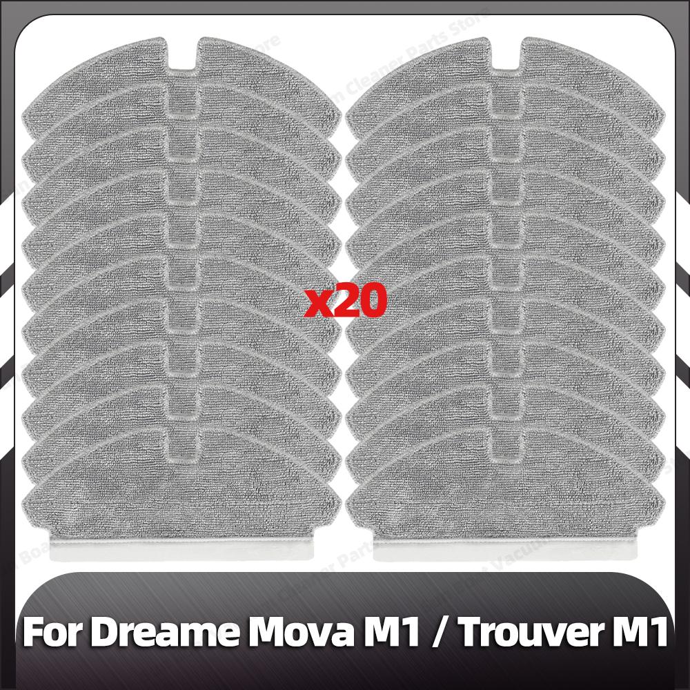 Kompatibel für Dreame Mova M1 Ersatz-Seitenbürste HEPA-Filter Mopp-Pads Ersatzteile Zubehör