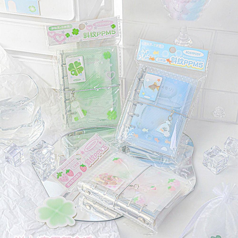 Portable Hand Account Book Mini Hand Ledger Stationery Loose-leaf Notebook  Studnet