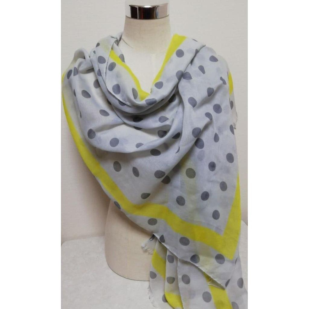 Used Made In Italy, Polka Dot Scarf Shawl New
