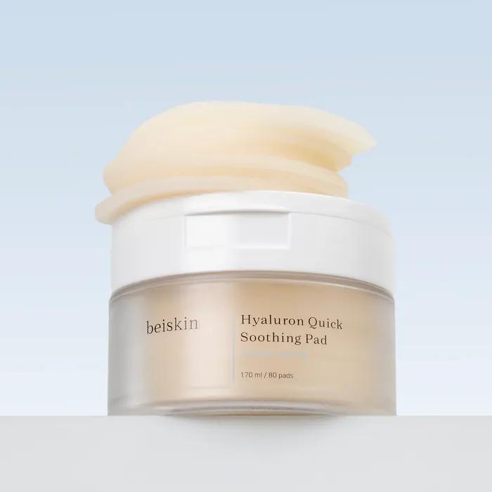 

[80 sheets/3 seconds soothing pad] Base Skin Hyaluronic Quick Soothing Pad (Moisturizing/Cooling/Soothing at once)